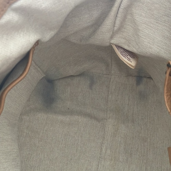 Y2k Etienne Aigner leather camel tote shoulder bag 17”up width x10”inches tall - Picture 12 of 15